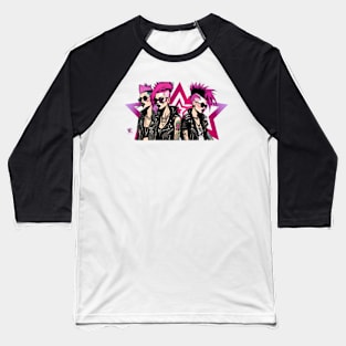 Punk ladies Baseball T-Shirt